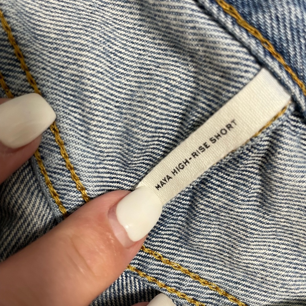 Rag and bone maya high rise rag and bone ripped shorts - Picture 3 of 4